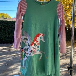 Mini Boden appliqué jersey dress 11-12